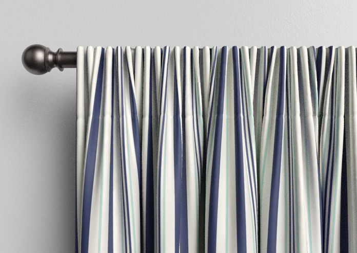 The British Stripe Co. George, London No.1 - Made to Measure Curtains - Image 9